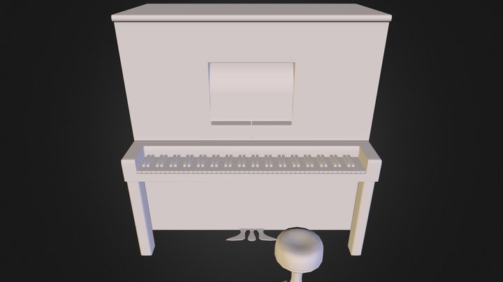 piano.obj 3D Model