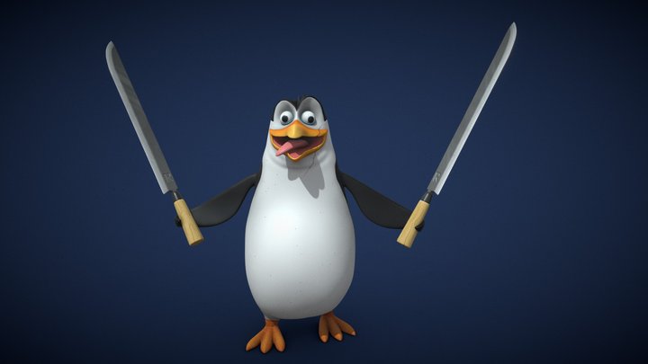 Rico penguin 3D Model
