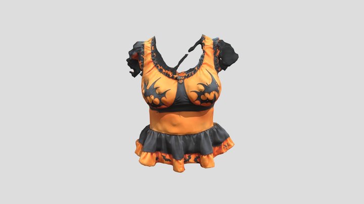 Halloween-themed 3D Model