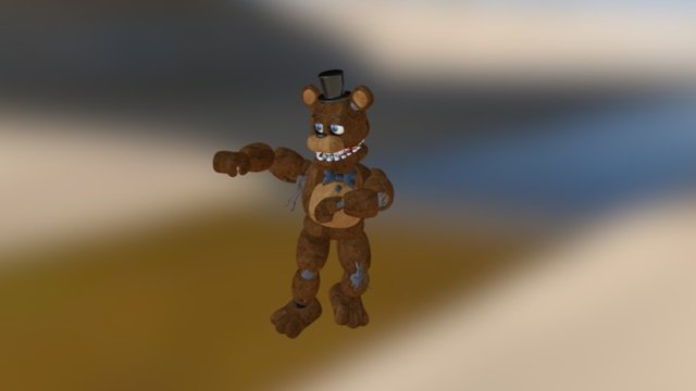 Gangnam Style (withered Freddy) 3D Model