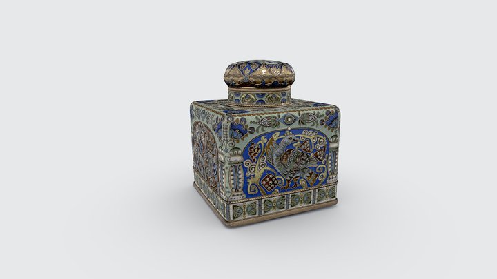 Tea Caddy by Feodor Rückert for Fabergé 3D Model