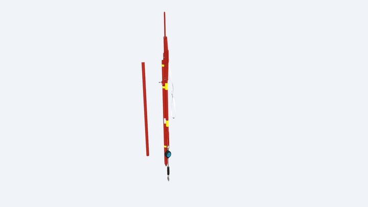 SZUB. HINGED Z RDZENIEM / TRIPLE GALLOWS & CORE 3D Model