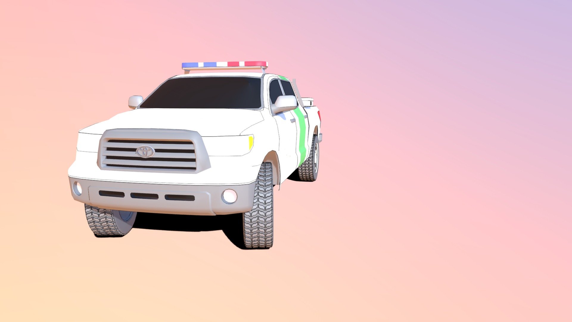 Toyota Tundra Border Patrol - Download Free 3D model by David_Holiday ...