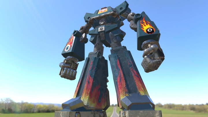 CN's Megas XLR - Painting job [only (realistic)] 3D Model