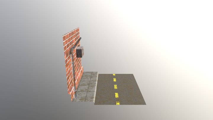 Alley 3D Model