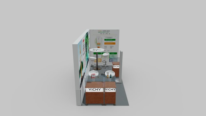 Stand Vichy 3D Model