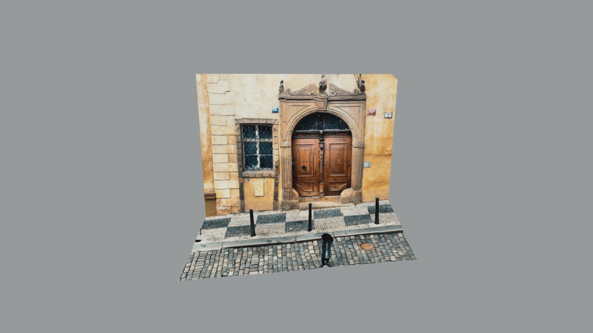 Door 1, Prague — Sketchfab embed 3D viewer