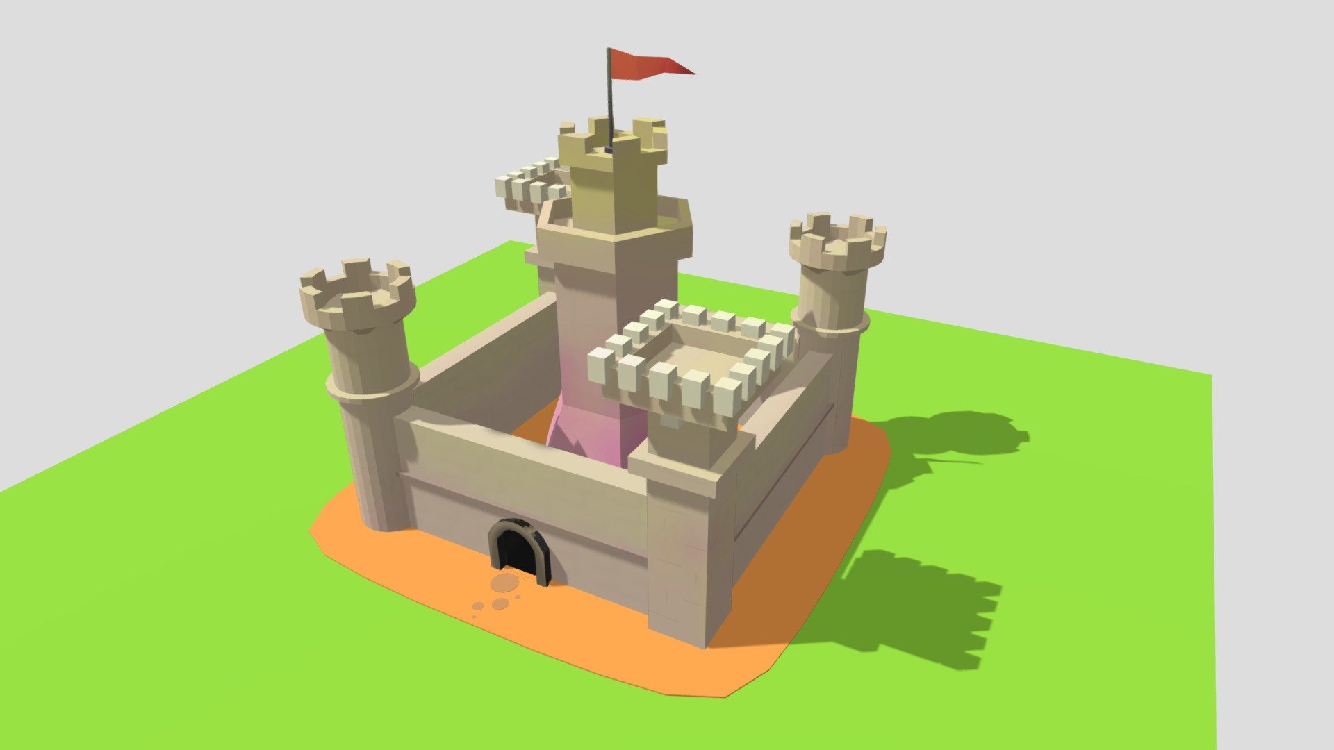 Castle - Download Free 3D model by Daniel (@s223387609) [9062a70 ...