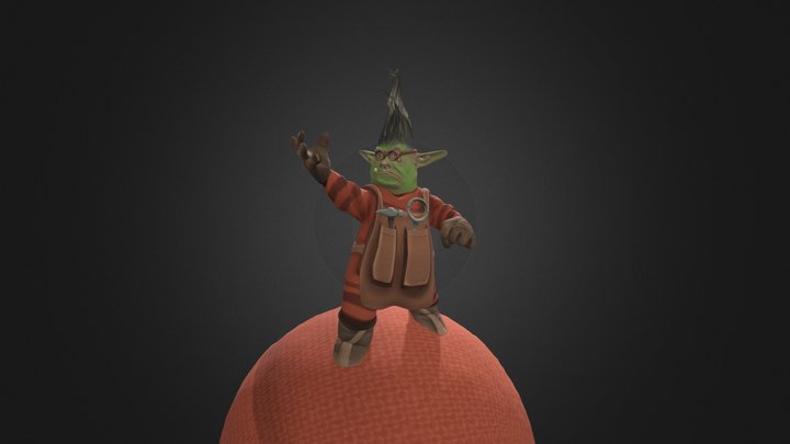 Tinker Tweedle, Toy Tactician (Blender Sculpt) 3D Model