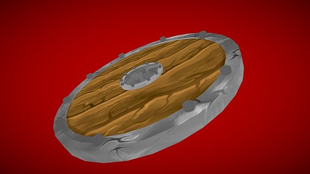 Buckler Shield 3D Model