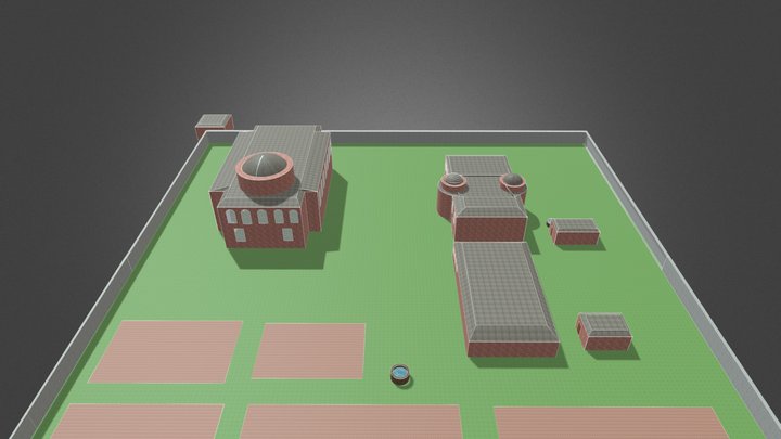 Byzantine Convent Hypothetical Visualization 3D Model