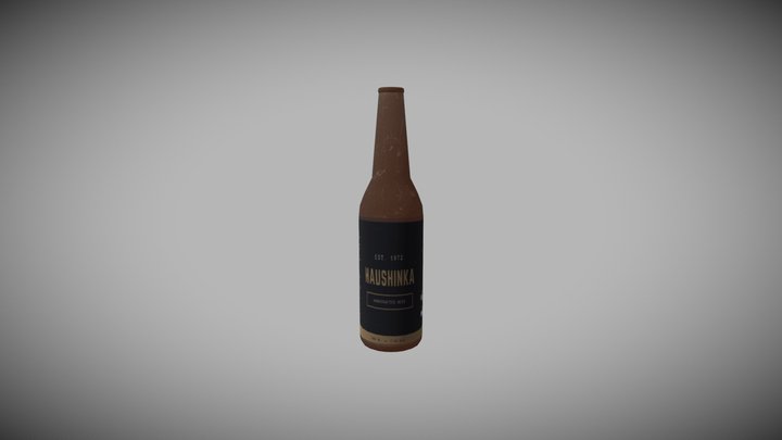 Beer Bottle 3D Model