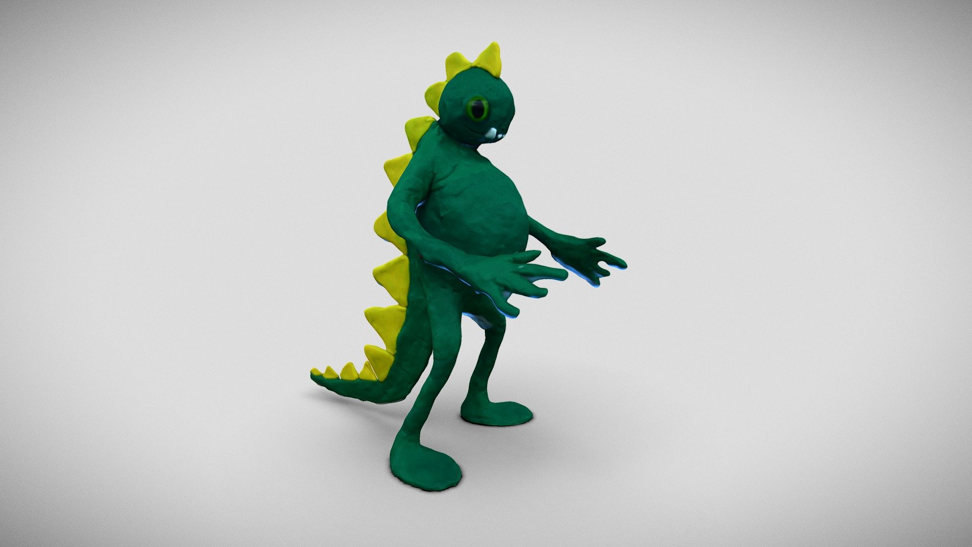 Stop Motion Kaiju puppet (photogrammetry)
