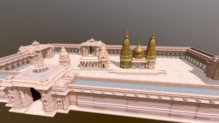 Kashi Vishwanath Temple 3D Model