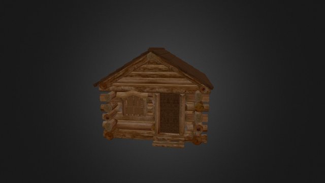 Cabin Wooden House 3D Model