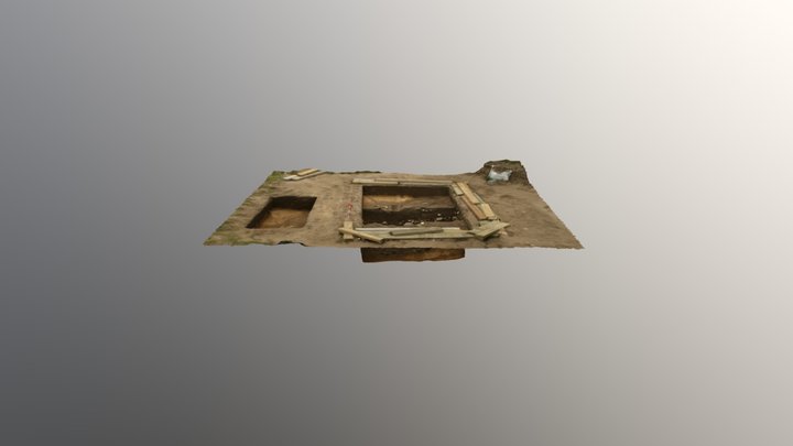West Site (31CK22) 2019 Excavations HiRes 3D Model