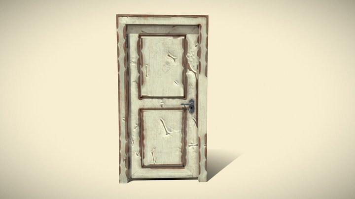 Old Door 3D Model