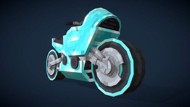 Diamond motorbike 3D Model
