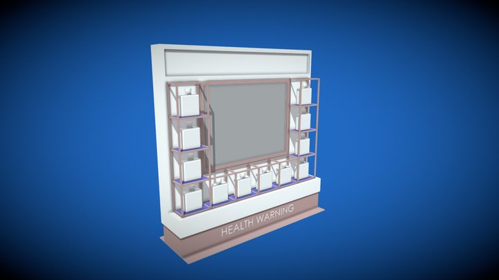 Haig Club Wisky - Airport Display Furniture 3D Model