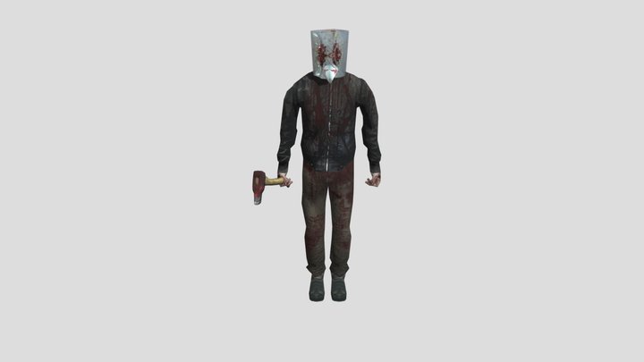 PC Computer - Cry Of Fear - Psycho 3D Model