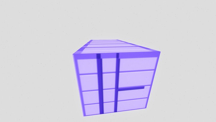 Cargo Box - Almah X Tactica 3D Model
