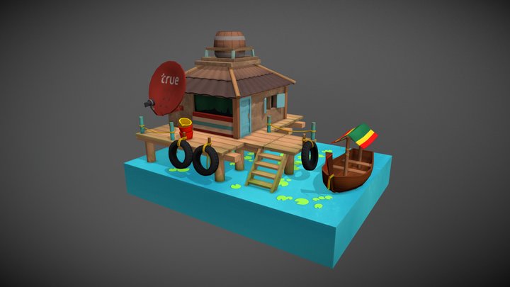 Polycount Dock 3D Model