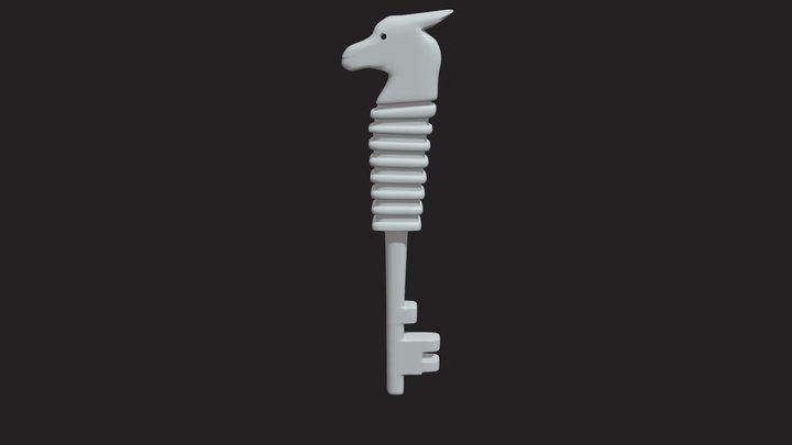 Dragon KEY Dnd 3D Model