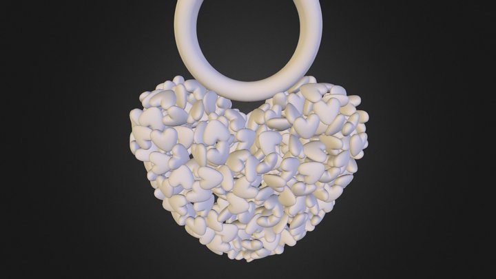 365 Harten Bedeltje (Created by Marc van Megen) 3D Model