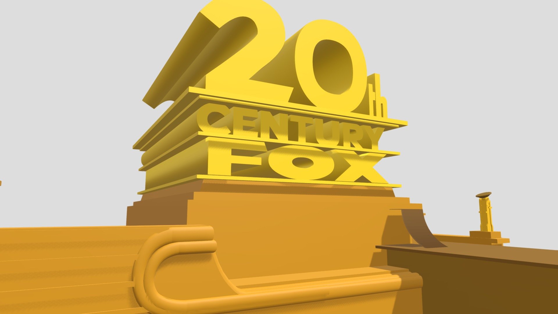 FOX Logo 1981 - 1994 Blender HD - Download Free 3D model by Ethan James ...