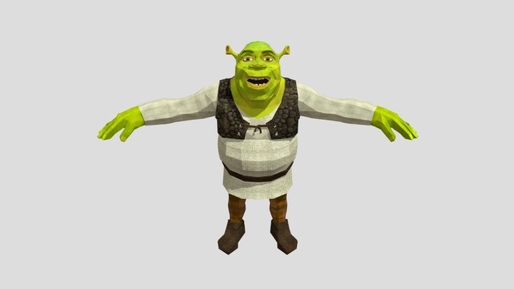 Shrek OG XBOX Rig – Free 3D Model STL