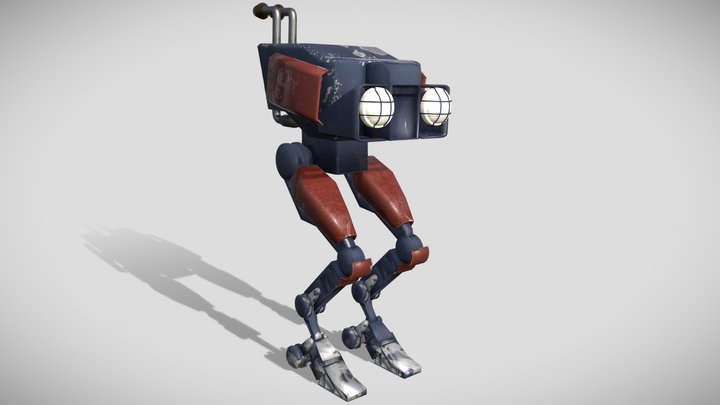 Friendly Robot 3D Model