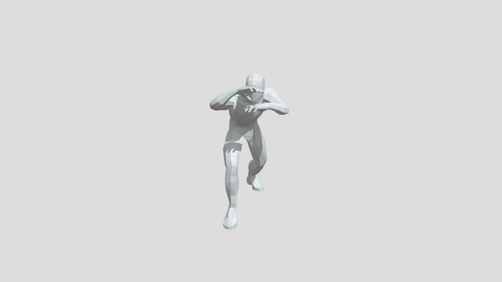 Walking in Snowstorm 3D Model