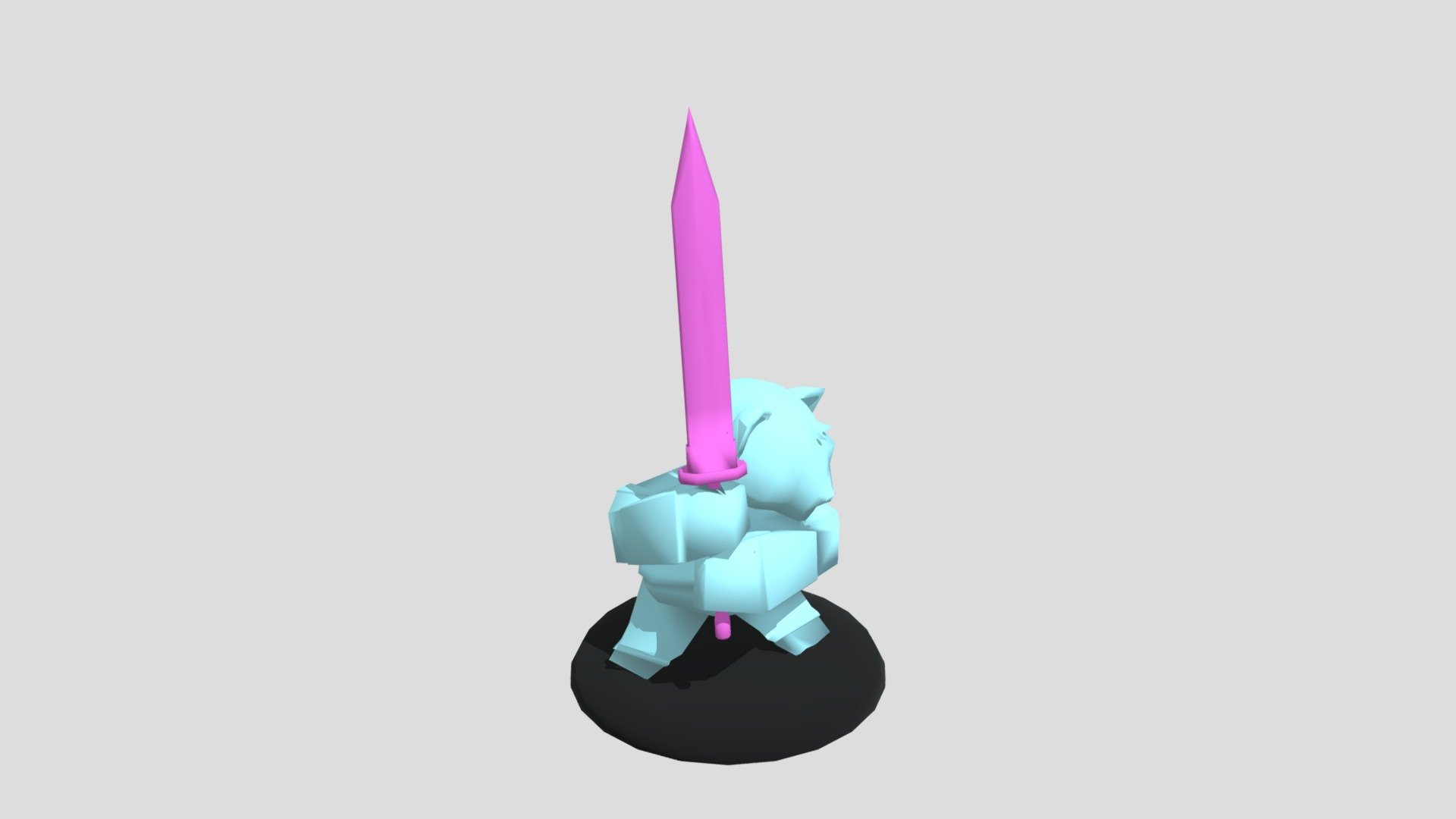 Warrior Panda Model