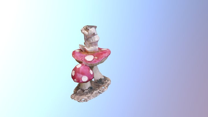 mushroom test 3D Model
