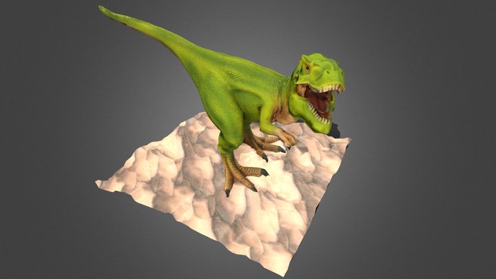 Photogrammetry: Dinosaur Toy 3D Model