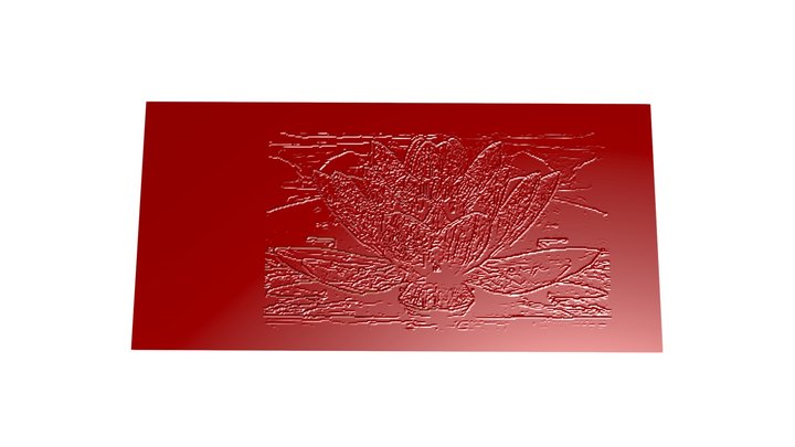 Εmbossed decorative theme 1 3D Model