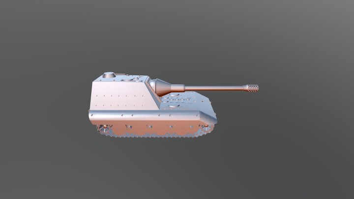 Jagdpanzer E100 3D Model