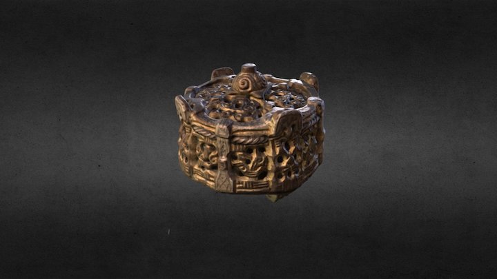 Vikingatida smycke / Viking age buckle 3D Model