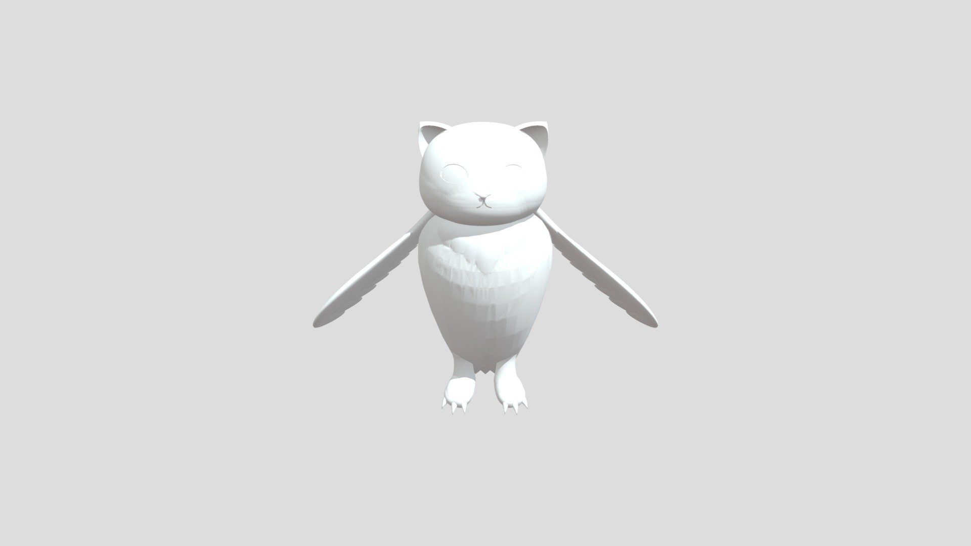 Meowl - 3D model by Jesusnoelestrada [906f8e9] - Sketchfab