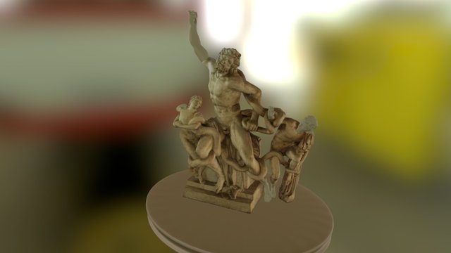 Laocoonte y sus hijos - Propuesta 3D Model