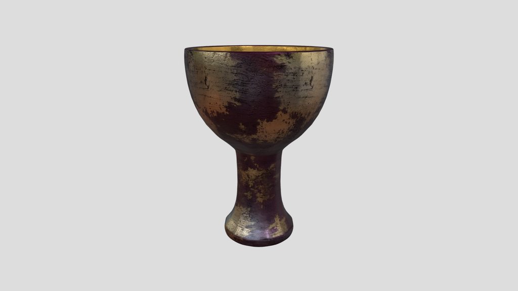 Golden Patina Goblet
