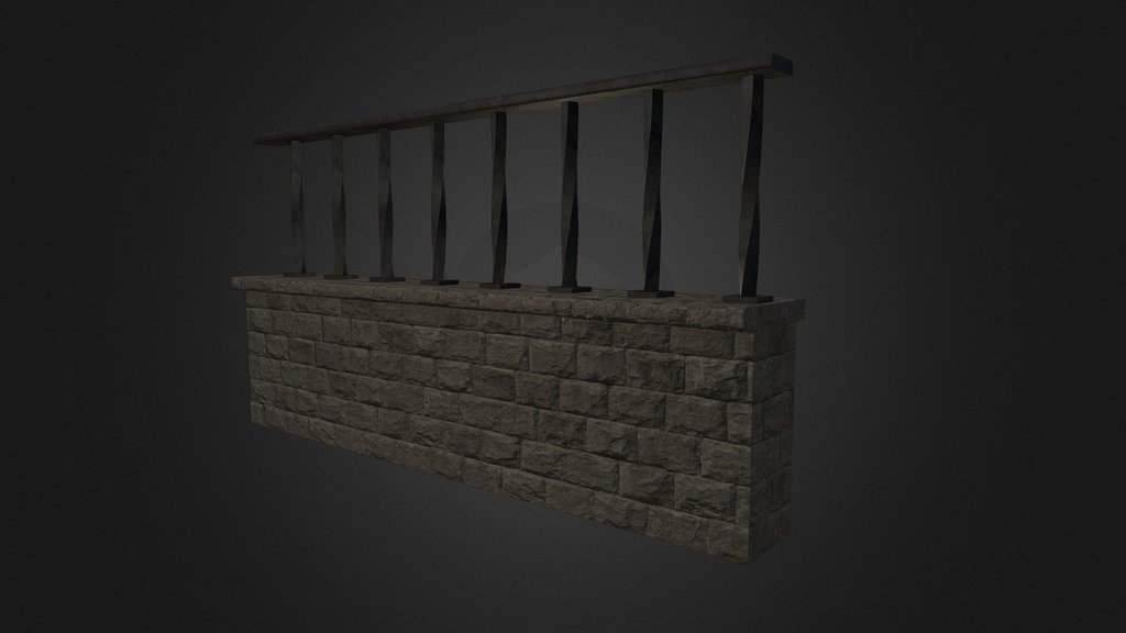 Simple Brick Fence