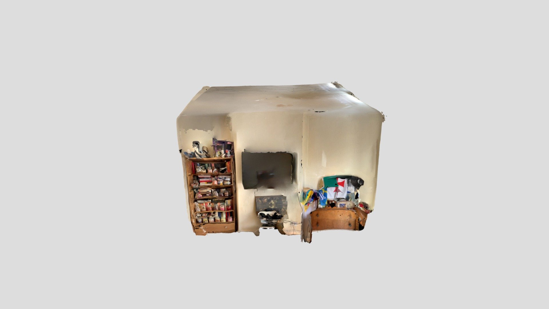 old scan bedroom