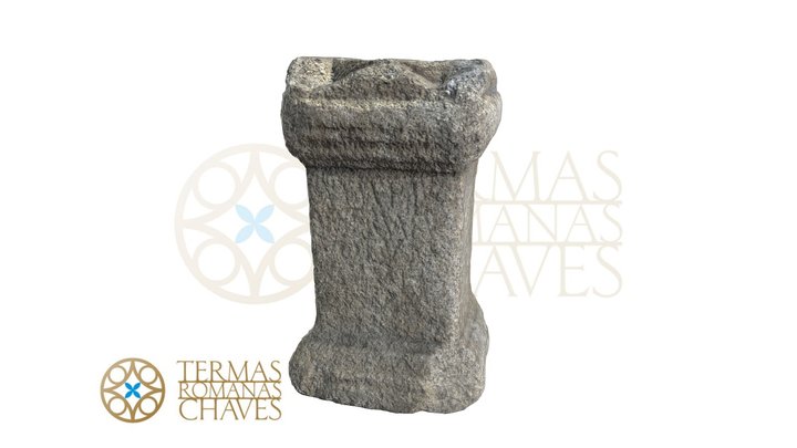 Árula ás ninfas. Termas romanas de Chaves 3D Model