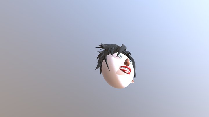 faccia 3D Model
