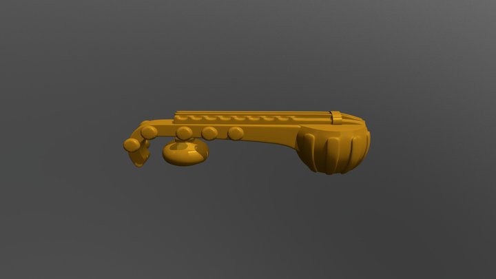 Veena Pendant 3D Model