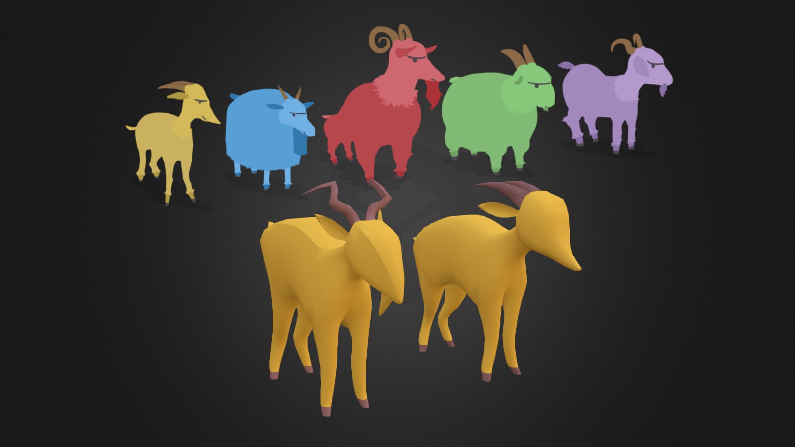 Goat Concept Changes - Yellow