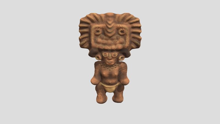 Sculpting_figura Precolombina 3D Model