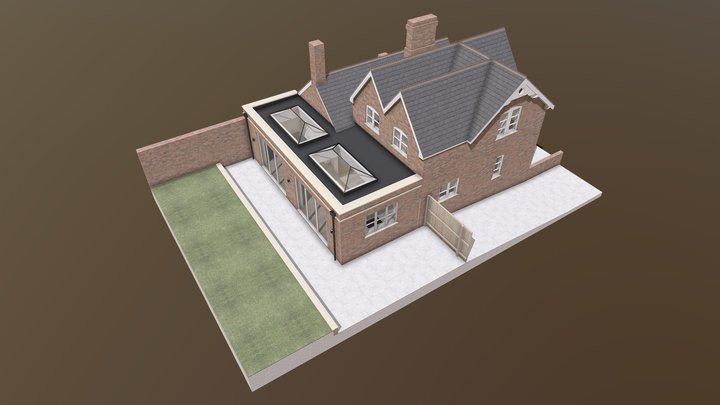 Rear and First Floor Extension (R4) 3D Model