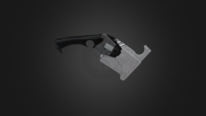 Sci-Fi Axe 3D Model